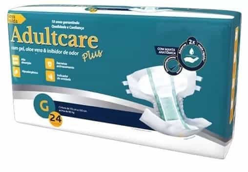 Foto do produto Fralda Geriátrica G Adultcare Plus com 24