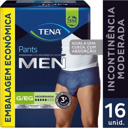 Foto do produto Tena Pants Men G/EG c/ 16 un